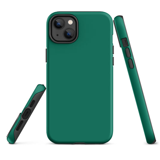 Tropical Rain Forest Green iPhone Case Hardshell 3D Wrap Thermal Plain Color CREATIVETECH