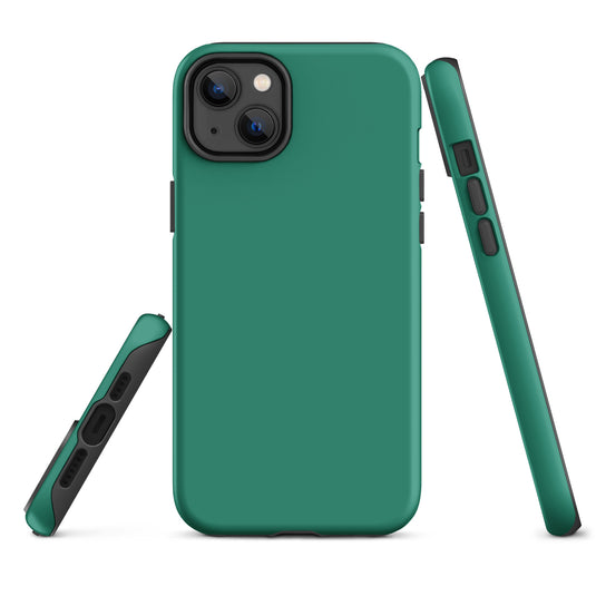 Elf Green iPhone Case Hardshell 3D Wrap Thermal Plain Color CREATIVETECH