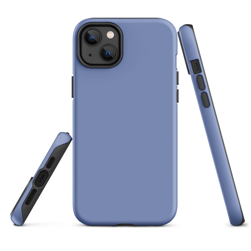 Load image into Gallery viewer, Wild Blue iPhone Case Hardshell 3D Wrap Thermal Plain Color CREATIVETECH