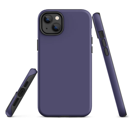 Corn Flower Blue iPhone Case Hardshell 3D Wrap Thermal Plain Color CREATIVETECH