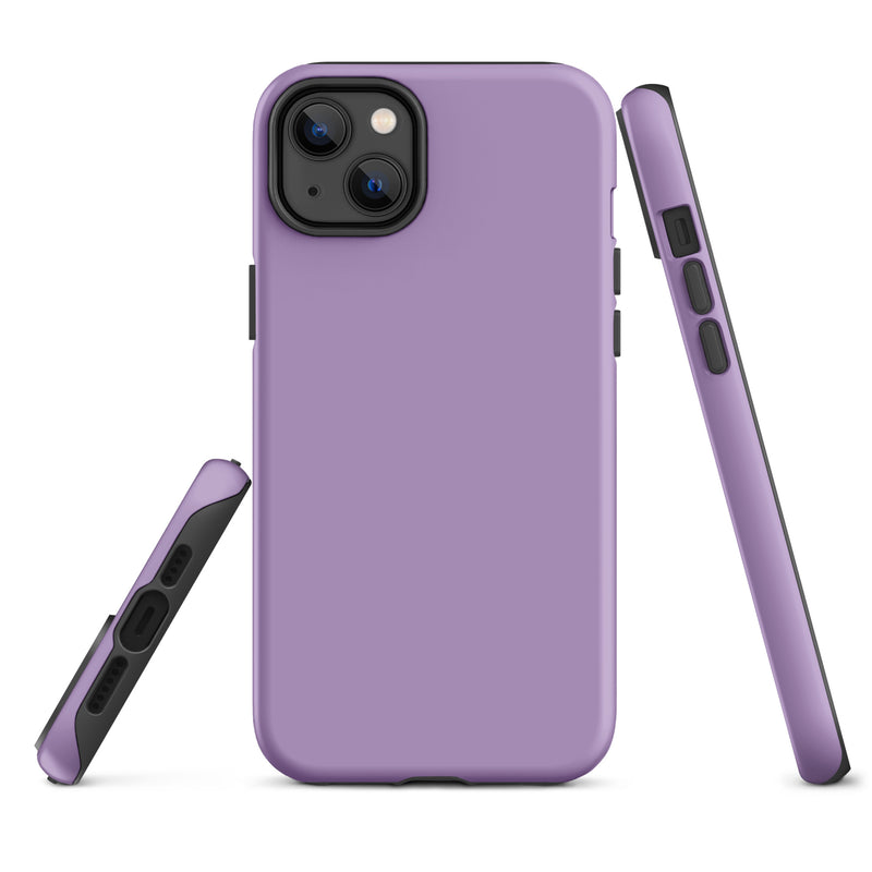 Load image into Gallery viewer, East Side Violet Blue iPhone Case Hardshell 3D Wrap Thermal Plain Color CREATIVETECH