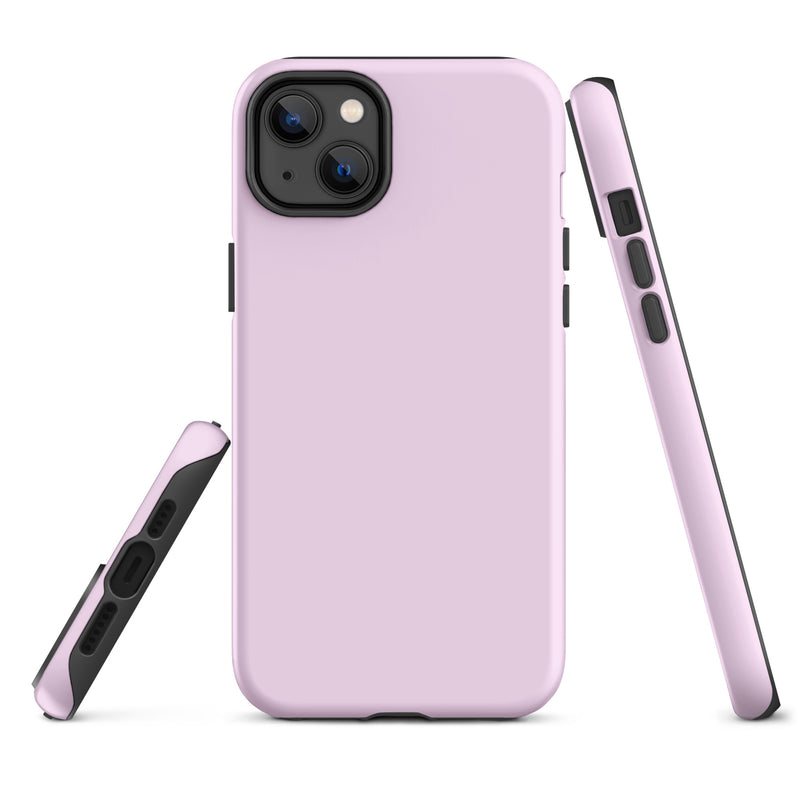 Load image into Gallery viewer, Selago Pink iPhone Case Hardshell 3D Wrap Thermal Plain Color CREATIVETECH