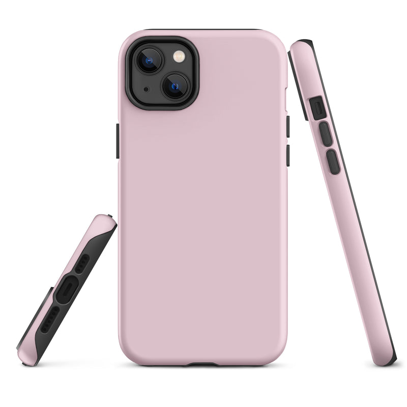 Load image into Gallery viewer, Lace Pink iPhone Case Hardshell 3D Wrap Thermal Plain Color CREATIVETECH
