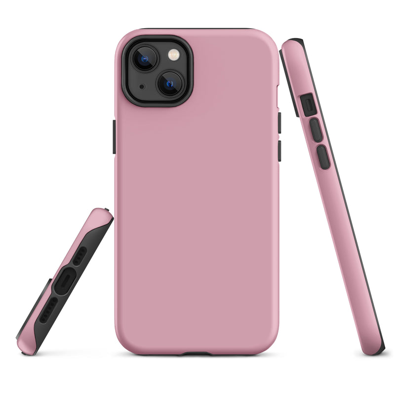 Load image into Gallery viewer, Melanie Pink iPhone Case Hardshell 3D Wrap Thermal Plain Color CREATIVETECH