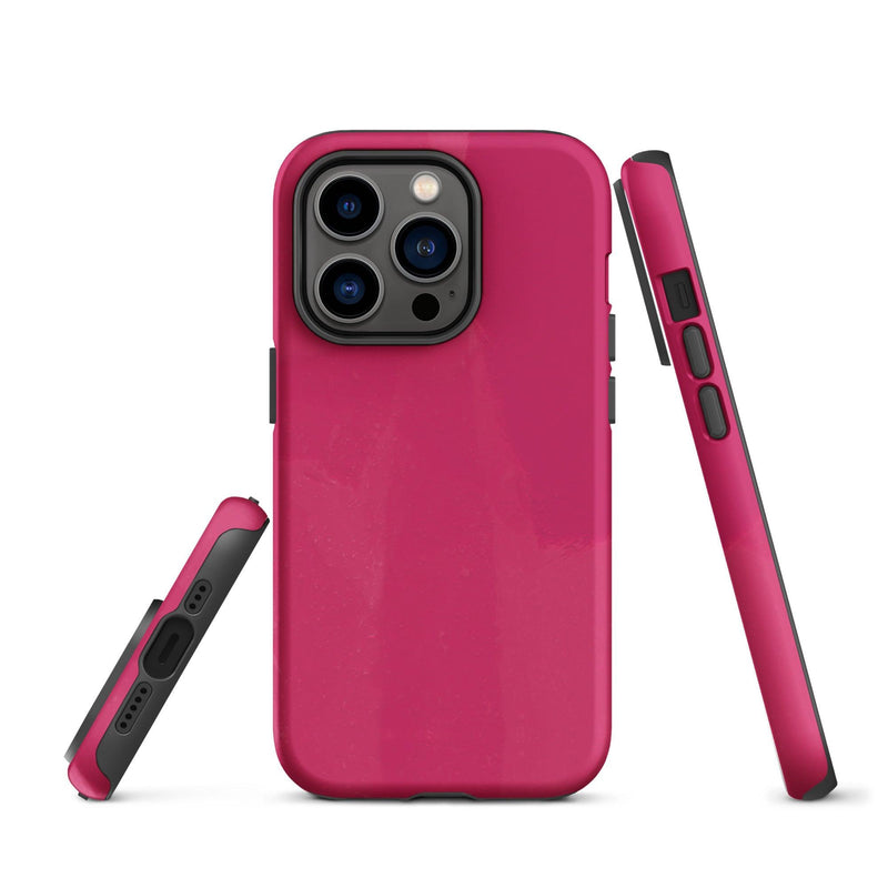 Load image into Gallery viewer, Berry Red Pink Creative Colorful Hardshell iPhone Case Double Layer Impact Resistant Tough 3D Wrap CREATIVETECH