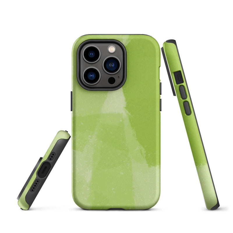 Load image into Gallery viewer, Creative Paint Green Colorful Hardshell iPhone Case Double Layer Impact Resistant Tough 3D Wrap CREATIVETECH