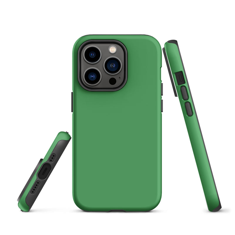Load image into Gallery viewer, Chateau Green iPhone Case Hardshell 3D Wrap Thermal Plain Color CREATIVETECH