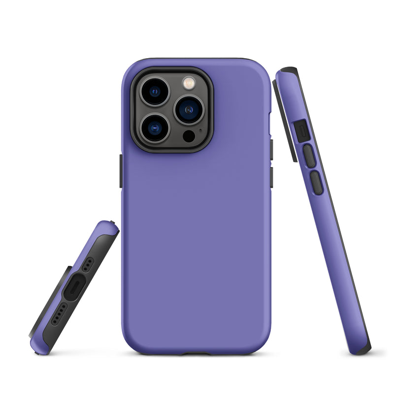 Load image into Gallery viewer, Moody Blue iPhone Case Hardshell 3D Wrap Thermal Plain Color CREATIVETECH