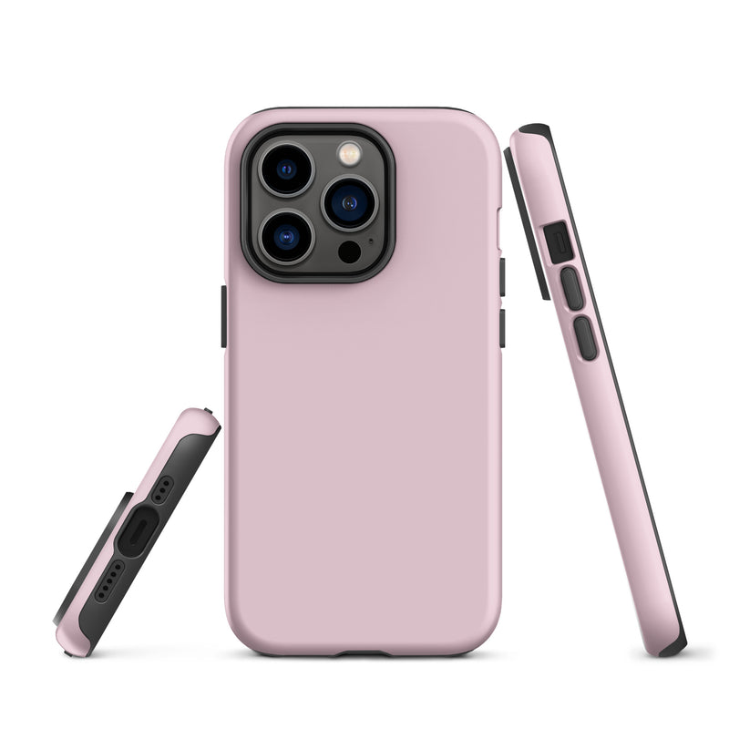 Load image into Gallery viewer, Lace Pink iPhone Case Hardshell 3D Wrap Thermal Plain Color CREATIVETECH