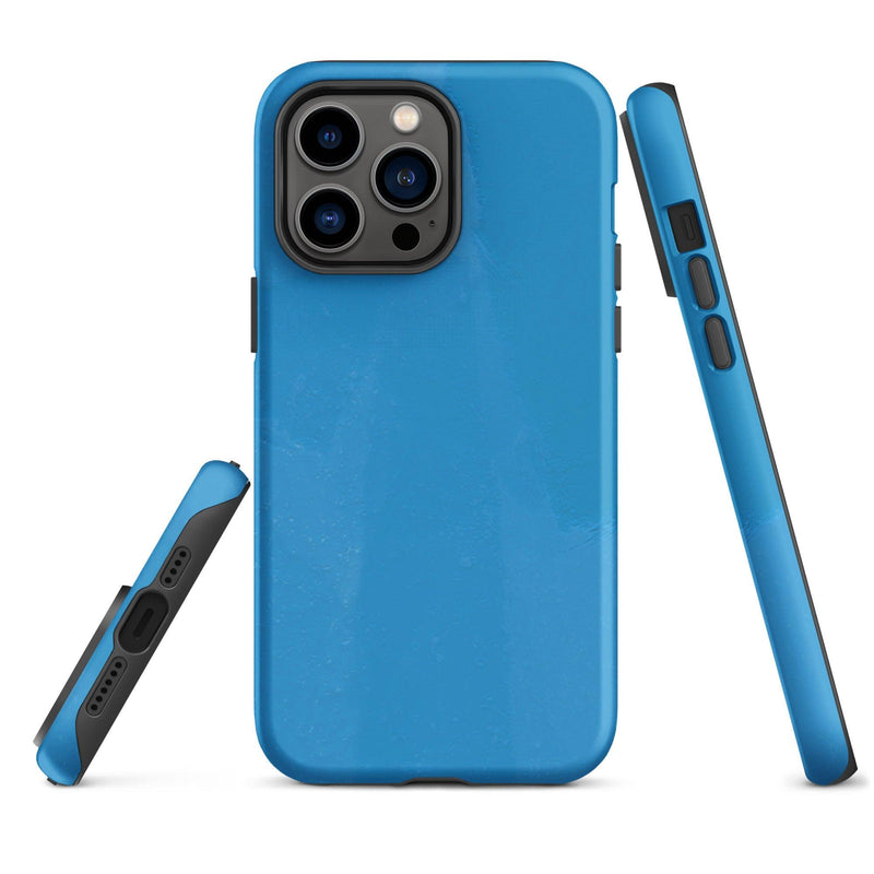 Load image into Gallery viewer, Creative Paint Colorful Hardshell Blue iPhone Case Double Layer Impact Resistant Tough 3D Wrap CREATIVETECH