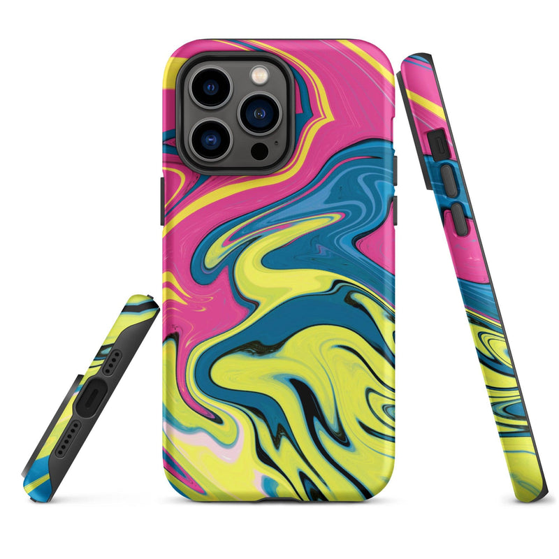 Load image into Gallery viewer, Creative Paint Colorful Hardshell iPhone Case Double Layer Impact Resistant Tough 3D Wrap CREATIVETECH