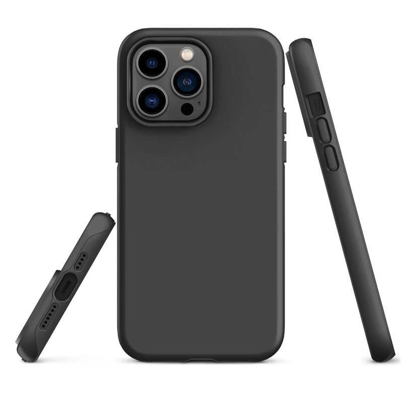 Load image into Gallery viewer, Eclipse Grey iPhone Case Hardshell 3D Wrap Thermal Plain Color CREATIVETECH