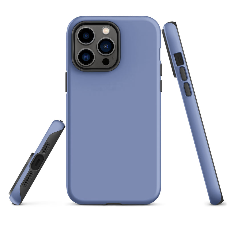 Load image into Gallery viewer, Wild Blue iPhone Case Hardshell 3D Wrap Thermal Plain Color CREATIVETECH