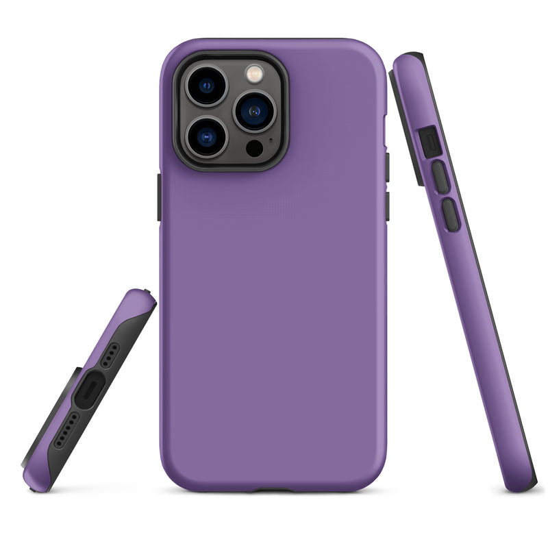 Load image into Gallery viewer, Ce Soir Violet iPhone Case Hardshell 3D Wrap Thermal Plain Color CREATIVETECH
