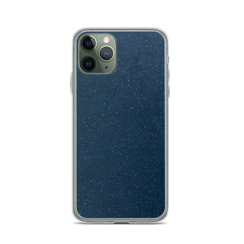 Load image into Gallery viewer, Deep Blue Speckled iPhone Clear Thin Case CREATIVETECH
