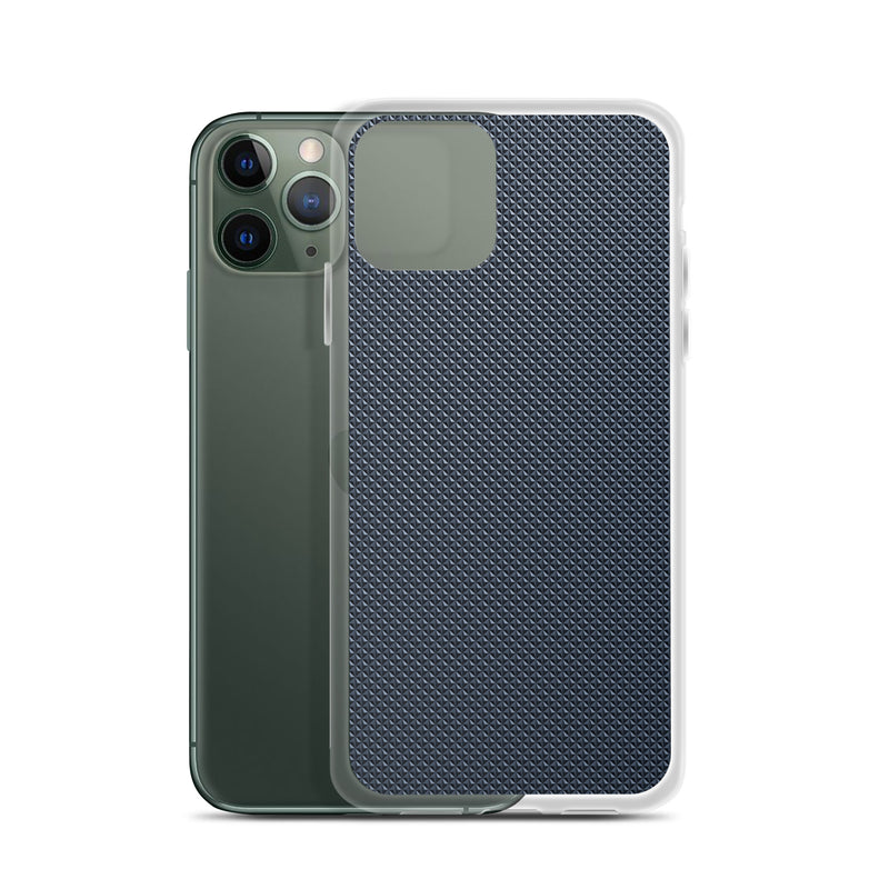 Load image into Gallery viewer, Dark Grey Graphite Stone iPhone Clear Thin Case CREATIVETECH
