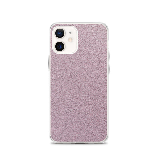 Candy Pink Leather iPhone Clear Thin Case CREATIVETECH