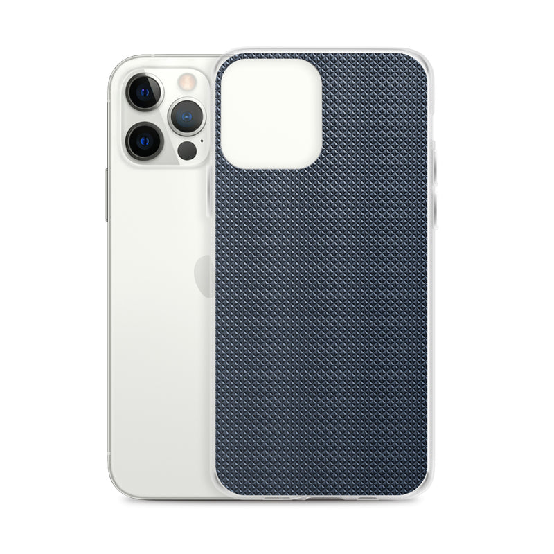 Load image into Gallery viewer, Dark Grey Graphite Stone iPhone Clear Thin Case CREATIVETECH
