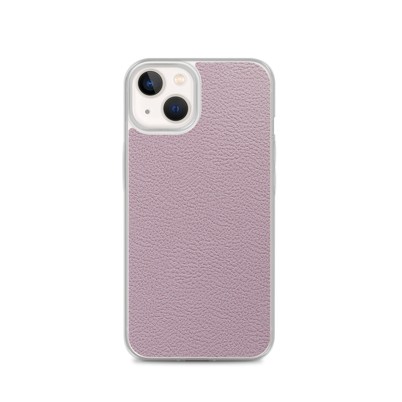 Load image into Gallery viewer, Candy Pink Leather iPhone Clear Thin Case CREATIVETECH
