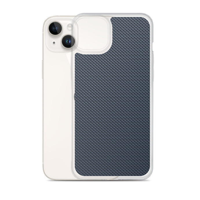 Dark Grey Graphite Stone iPhone Clear Thin Case CREATIVETECH