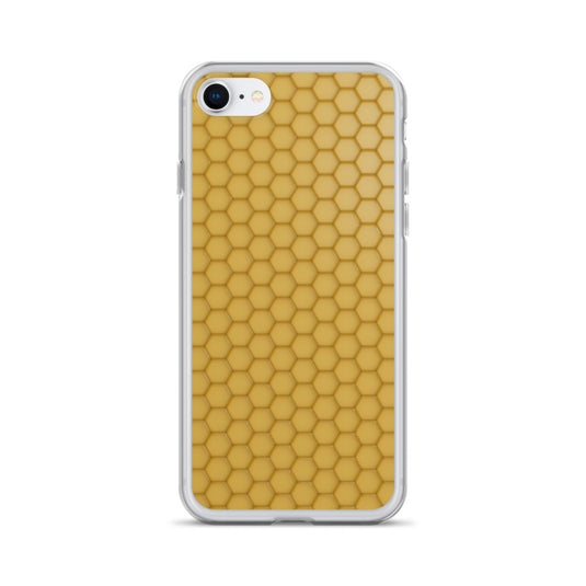 Honeycomb Wax Yellow  iPhone Clear Thin Case CREATIVETECH