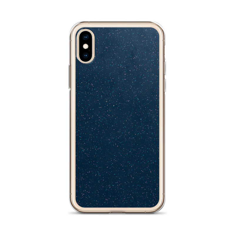 Load image into Gallery viewer, Deep Blue Speckled iPhone Clear Thin Case CREATIVETECH
