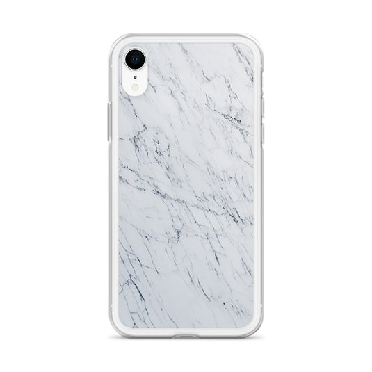 White Marble Stone iPhone Clear Thin Case CREATIVETECH
