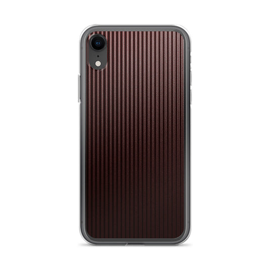Dark Red Carbon Fiber iPhone Clear Thin Case CREATIVETECH