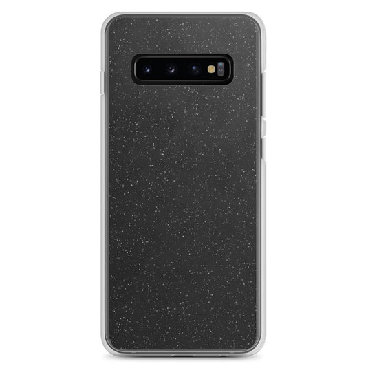 Black Speckled Samsung Clear Thin Case CREATIVETECH