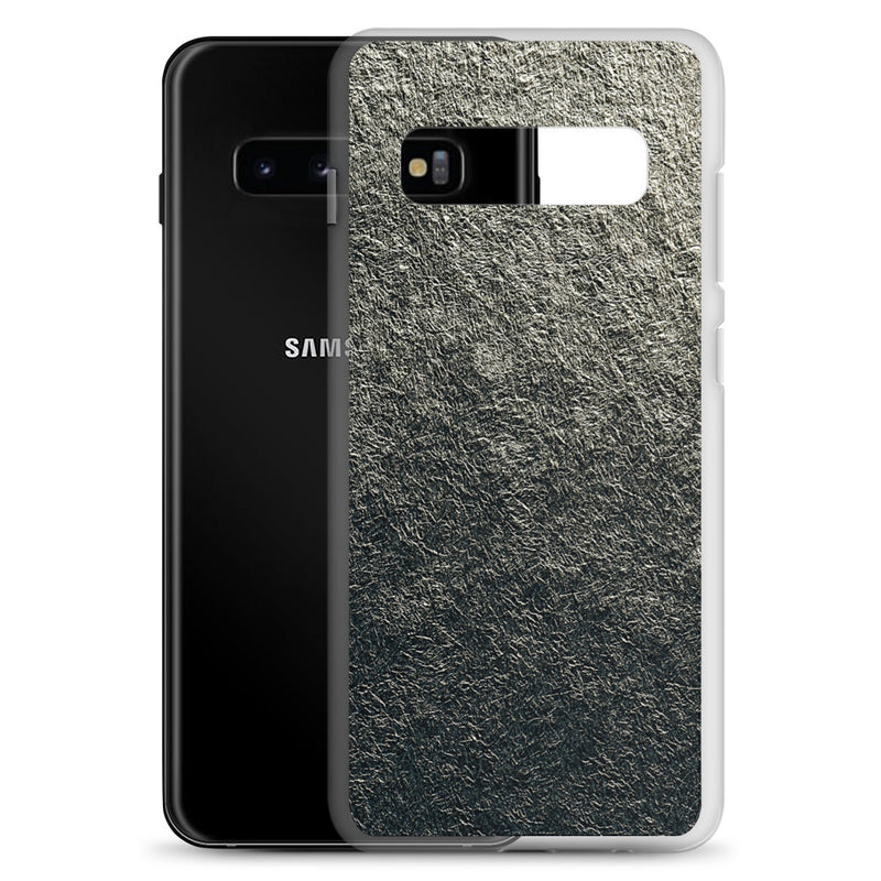 Load image into Gallery viewer, Golden Foil Metal Samsung Clear Thin Case CREATIVETECH
