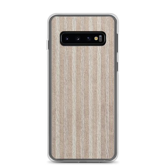 Light Wood Striped Samsung Clear Thin Case CREATIVETECH