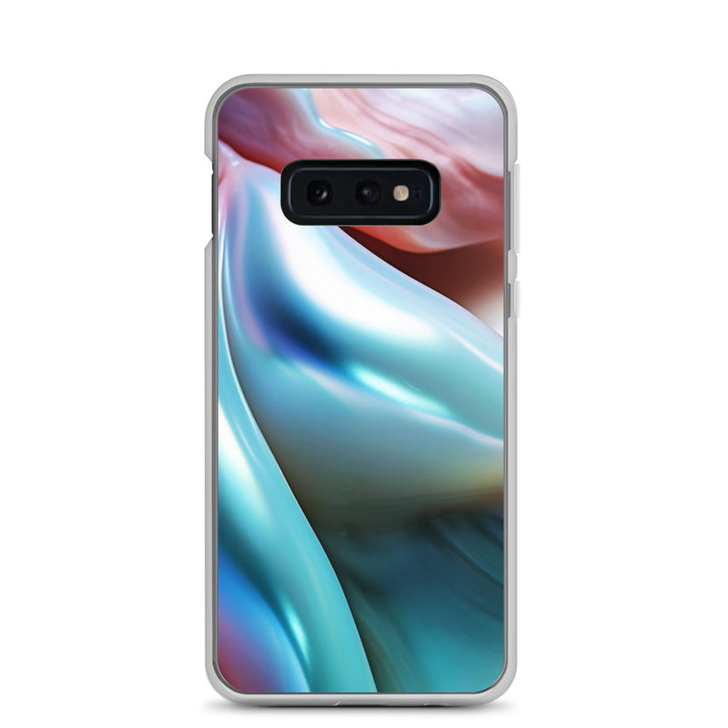 Load image into Gallery viewer, Marine Blue Green Orange Pearl Samsung Clear Thin Case CREATIVETECH
