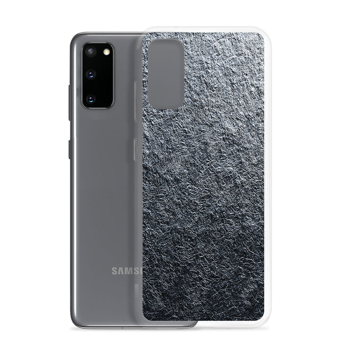 Silver Metal Foil Samsung Clear Thin Case CREATIVETECH