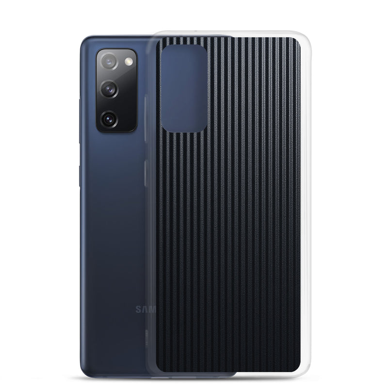 Load image into Gallery viewer, Striped Carbon Fiber Samsung Clear Thin Case CREATIVETECH
