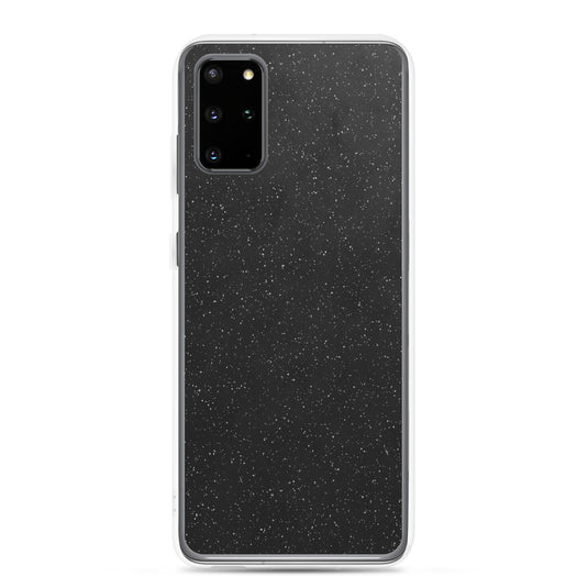 Black Speckled Samsung Clear Thin Case CREATIVETECH