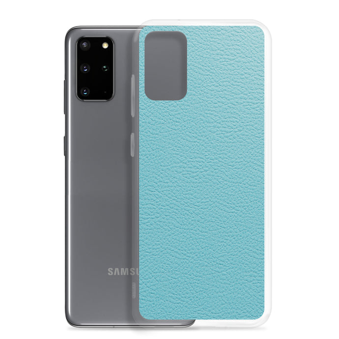Mint Green Leather Samsung Clear Thin Case CREATIVETECH