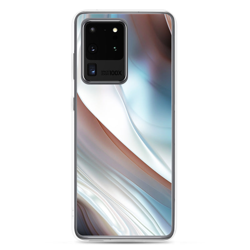 Load image into Gallery viewer, Pearl Blue Samsung Clear Thin Case CREATIVETECH
