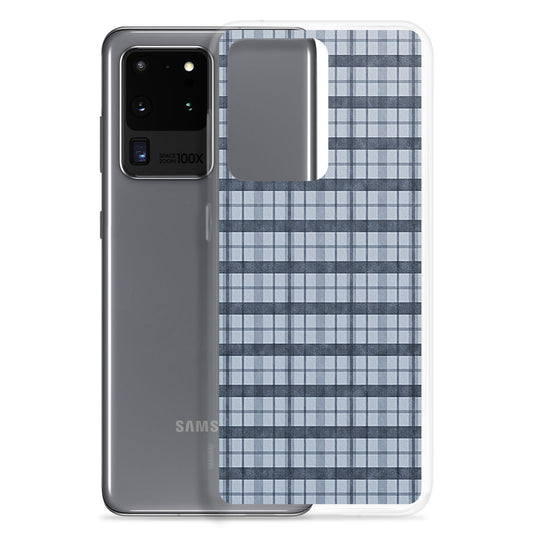 Burberry Blue Samsung Clear Thin Case CREATIVETECH