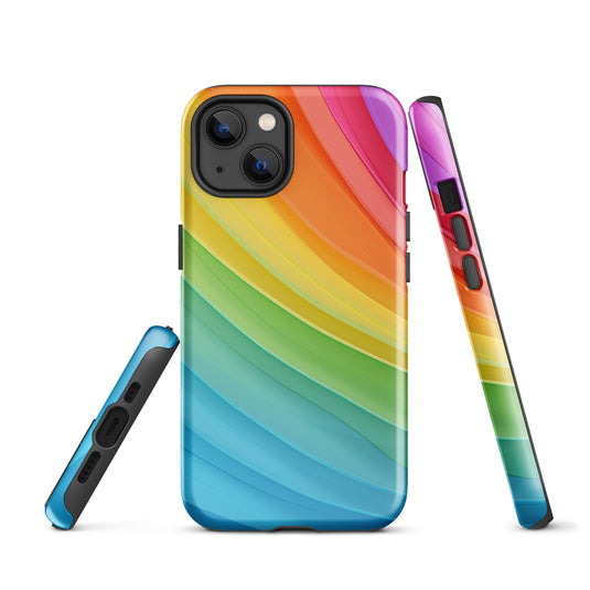 Pride Rainbow iPhone Case Hardshell 3D Wrap Thermal CREATIVETECH