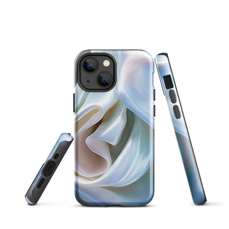 Load image into Gallery viewer, Tender White Pearl iPhone Case Hardshell 3D Wrap Thermal CREATIVETECH
