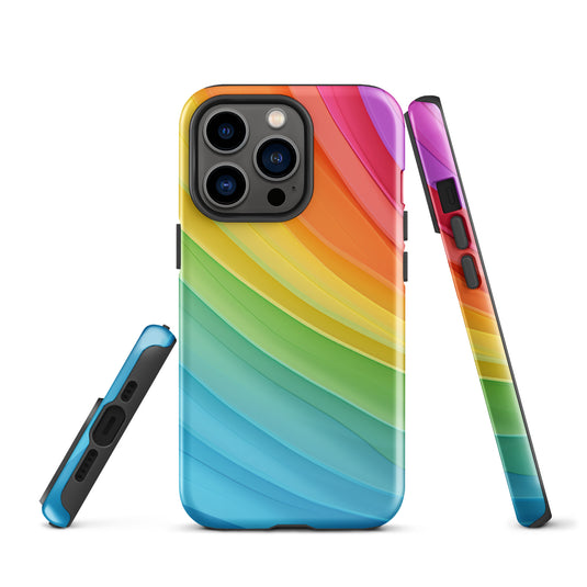 Pride Rainbow iPhone Case Hardshell 3D Wrap Thermal CREATIVETECH