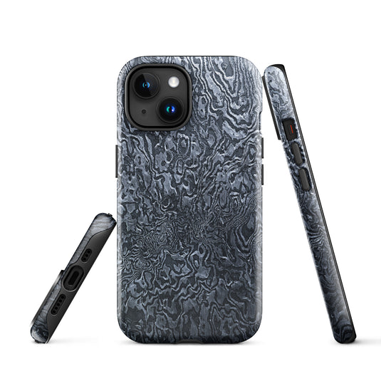 Damascus Steel iPhone Case Hardshell 3D Wrap  Thermal CREATIVETECH