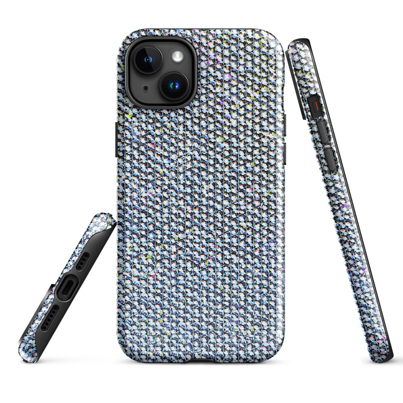 Load image into Gallery viewer, Diamonds Jewel Stone iPhone Case Hardshell 3D Wrap Thermal CREATIVETECH
