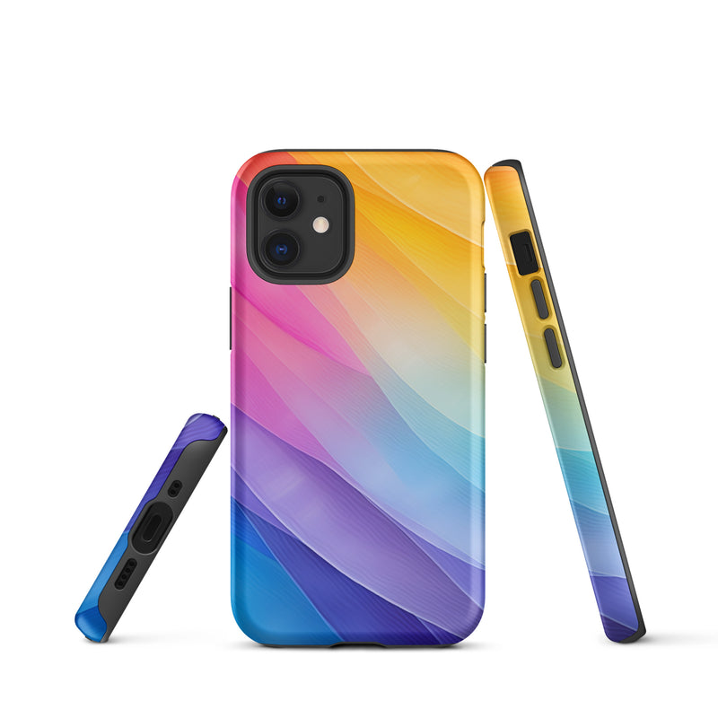 Load image into Gallery viewer, Pride Flag iPhone Case Hardshell 3D Wrap Thermal CREATIVETECH
