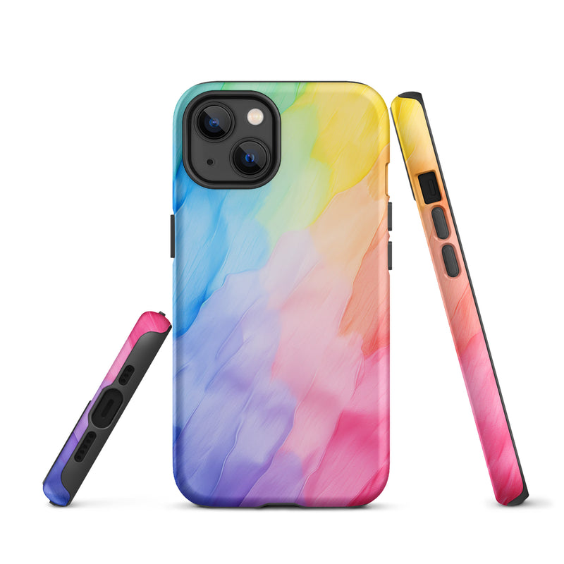 Load image into Gallery viewer, Pride Painted Polish iPhone Case Hardshell 3D Wrap Thermal CREATIVETECH
