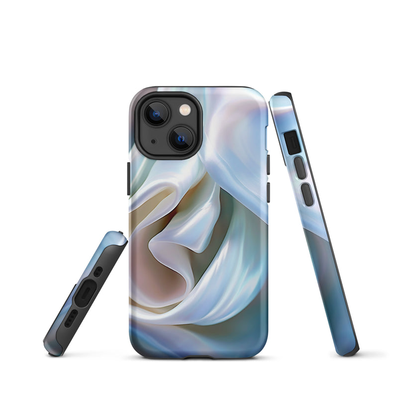 Load image into Gallery viewer, Tender White Pearl iPhone Case Hardshell 3D Wrap Thermal CREATIVETECH

