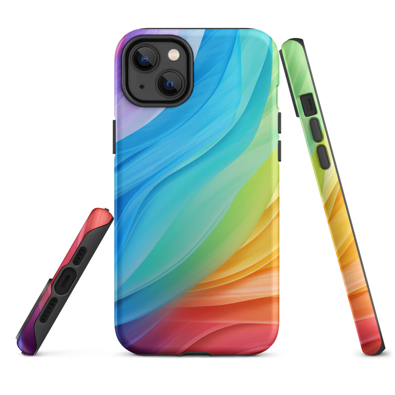 Load image into Gallery viewer, Pride Colors iPhone Case Hardshell 3D Wrap Thermal CREATIVETECH
