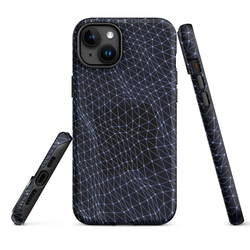 Load image into Gallery viewer, Dark Polygon iPhone Case Hardshell 3D Wrap Thermal Double Layer CREATIVETECH
