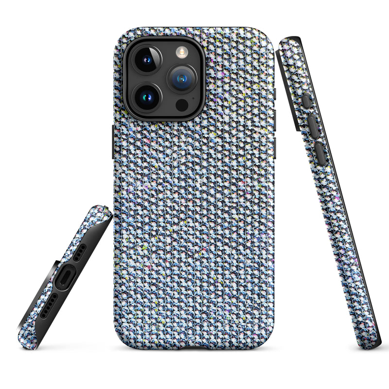 Load image into Gallery viewer, Diamonds Jewel Stone iPhone Case Hardshell 3D Wrap Thermal CREATIVETECH
