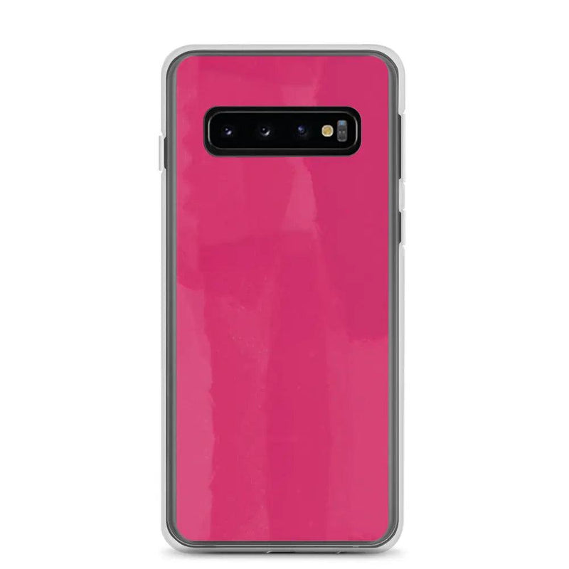 Load image into Gallery viewer, Colorful Berry Red Pink Industrial Paint Style Flexible Clear Samsung Case Bump Resistant Corners CREATIVETECH
